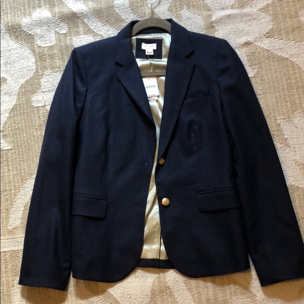 Navy j crew blazer